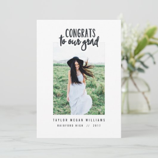 私たちの卒業おめでとう カード (スタンド正面)