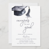 私たちの卒業生のためのカスタムパーティー招待状 招待状 (正面)