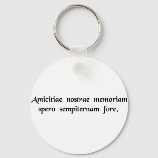 私たちの友情の思い出が….. キーホルダー (正面)