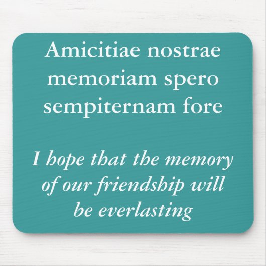 私たちの友情の記憶 マウスパッド (正面)