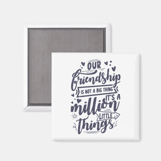 私たちの友情は大したことではない マグネット (正面/裏面)
