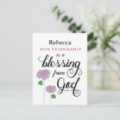 私たちの友情は神の賛美ポストカードからの ポストカード (スタンド正面)