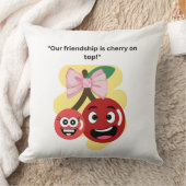 私たちの友情引用文 クッション (ブランケット)