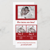 私たちの双子がここにいる！ 案内状 (正面/裏面)