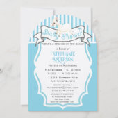 私たちの可愛いリル子羊男の赤ちゃんシャワー 招待状 (正面)