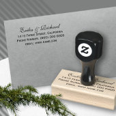 私たちの名結婚前の差出人住所 ラバースタンプ