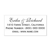 私たちの名結婚前の差出人住所 ラバースタンプ (インプリント)