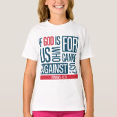 私たちの味方である神 Tシャツ (正面)