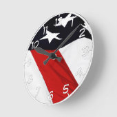 私たちの国旗 ラウンド壁時計 (傾斜)