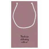 私たちの埃結婚っぽいバラ抱き枕へようこそ スモールペーパーバッグ (裏面)