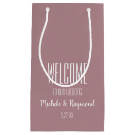 私たちの埃結婚っぽいバラ抱き枕へようこそ スモールペーパーバッグ