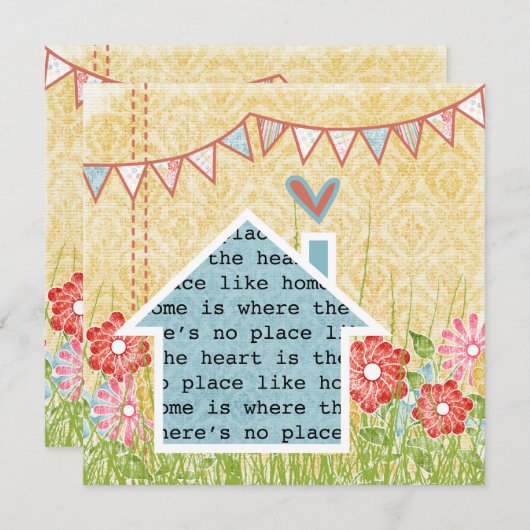 私たちの場所の動くアナウンス 案内状 (正面/裏面)