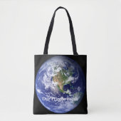 私たちの壊れやすい地球オールオーバープリントトートバッグ、中 トートバッグ (正面)