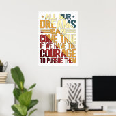 私たちの夢は全て叶え来る ポスター (ホームオフィス)