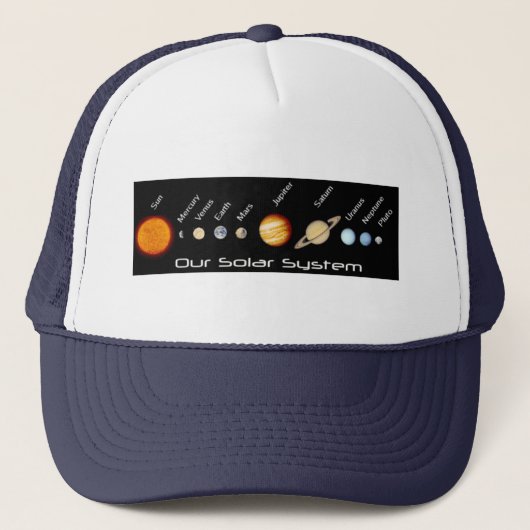 私たちの太陽系の惑星たち オー ター スペース キャップ (正面)