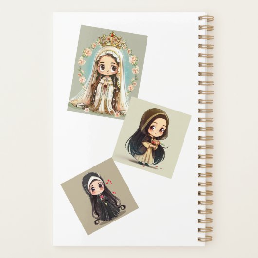 私たちの女性のファティマかわいいかわいいスタイル プランナー手帳 (裏面)