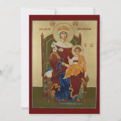 私たちの女性のワルシンガム祈りの言葉カード シーズンカード (正面)