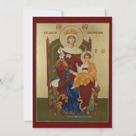 私たちの女性のワルシンガム祈りの言葉カード シーズンカード