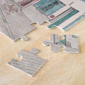 私たちの女性の教会、ブルージュのベルギーの街並み ジグソーパズル (側面)