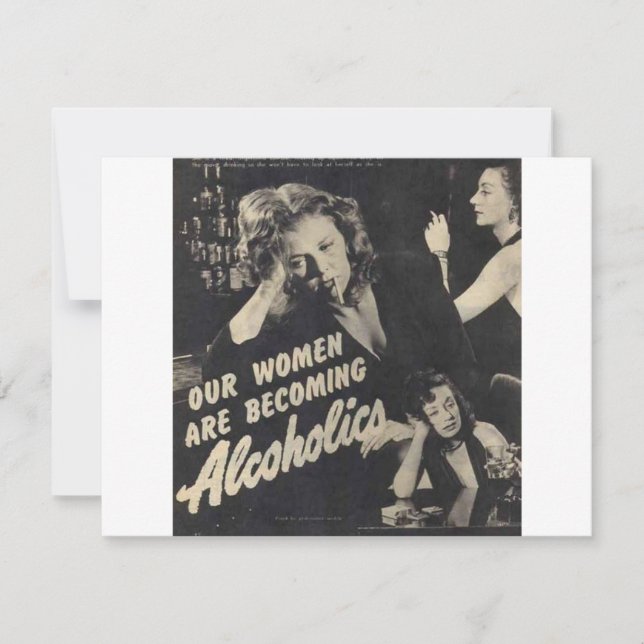 私たちの女性はアルコール依存症になっている！ (正面)