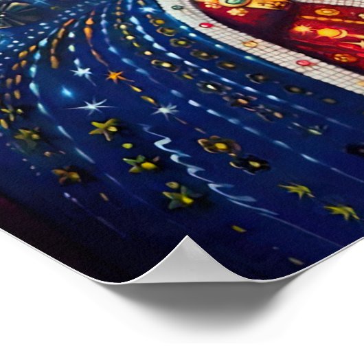 私たちの女性ヴァージンメリーウラジミールCzestochowaカトリック ポスター (角)