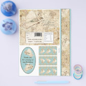 私たちの妖精の国プリンセス、ガール誕生日キャンディーラッパー チラシ (シングル)