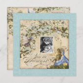 私たちの妖精の国プリンセス、ベビーガールシャワー招待状 招待状 (正面/裏面)