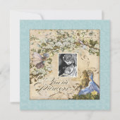 私たちの妖精の国プリンセス、ベビーガールシャワー招待状 招待状 (正面)