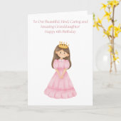 私たちの孫に幸せな6誕生日 カード (黄色い花)