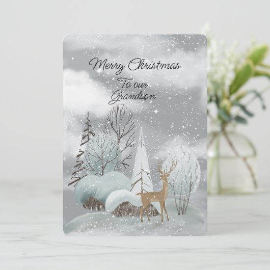 私たちの孫に聖降誕祭お目出とう (スタンド正面)