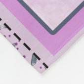 私たちの孫娘にあなたを永遠に愛する象眼 フリースブランケット (角)