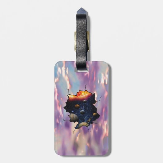 私たちの宇宙 ラゲッジタグ (裏面縦)