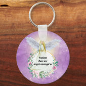 私たちの守護天使の友人の天使 キーホルダー (正面)