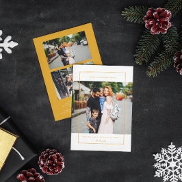 私たちの完全に不完全な家族 | 3フォトクリスマス シーズンカード