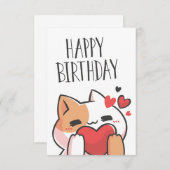 私たちの完璧な誕生日Caですべての願いを数える サンキューカード (正面/裏面)