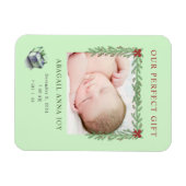 私たちの完璧な贈り物ベビー発表 マグネット (横)