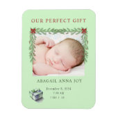 私たちの完璧な贈り物ベビー発表 マグネット (縦)