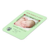 私たちの完璧な贈り物ベビー発表 マグネット (左側)