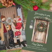 私たちの家からあなたのへ写真カスタムクリスマス シーズンカード