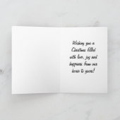 私たちの家からあなたのクリスマス·ウィッシュまで シーズンカード (内部)