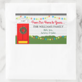 私たちの家からあなたのステッパーソナライズされたカー 長方形シール (バッグ)