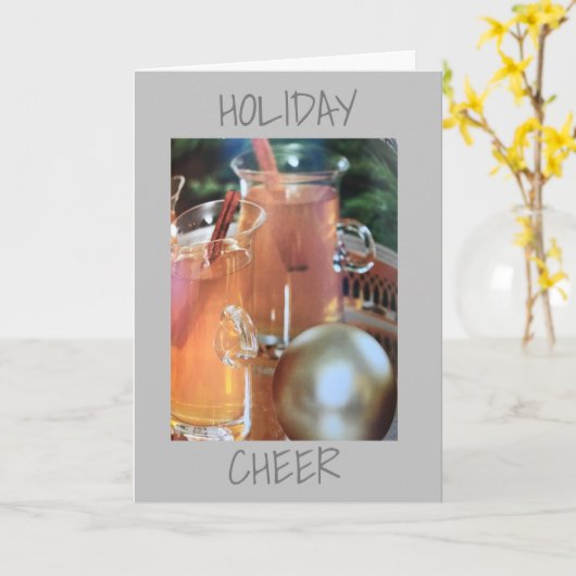 ****私たちの家からあなたの家まで幸せな休日**** カード (黄色い花)