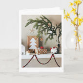 ****私たちの家からあなたの家まで幸せな休日**** カード (黄色い花)