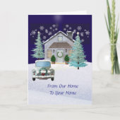 私たちの家からあなたの家クリスマスカードまで シーズンカード (正面)