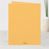 私たちの家からあなたの感謝祭まで編集可能 カード (裏面)