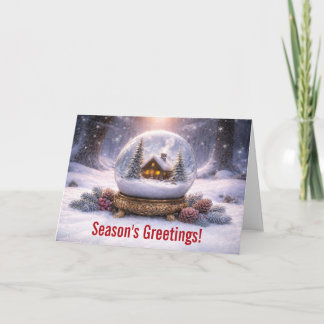 私たちの家からあなたへクリスマスのご挨拶 カード