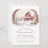 私たちの家からクリスマスホリデーカード シーズンカード (正面)