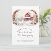 私たちの家からクリスマスホリデーカード シーズンカード (スタンド正面)