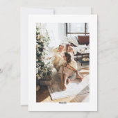 私たちの家からクリスマスホリデーカード シーズンカード (裏面)