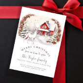 私たちの家からクリスマスホリデーカード シーズンカード